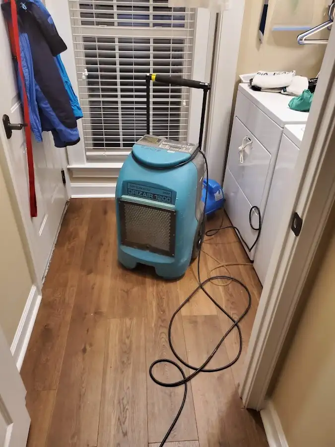 Commercial dehumidifier deployed for Flood Damage Cleanup in Ionia