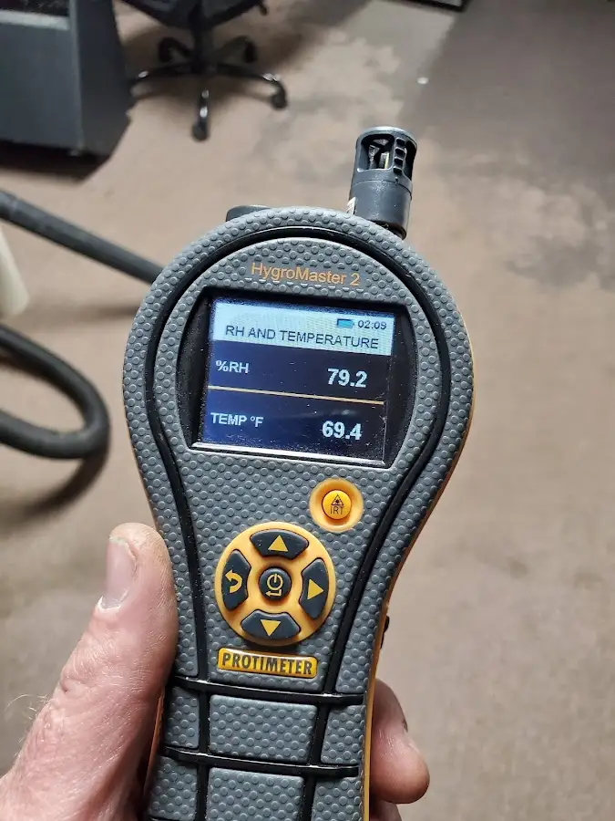 Moisture meter humidity assessment for Fire & Smoke Damage Restoration in Ionia