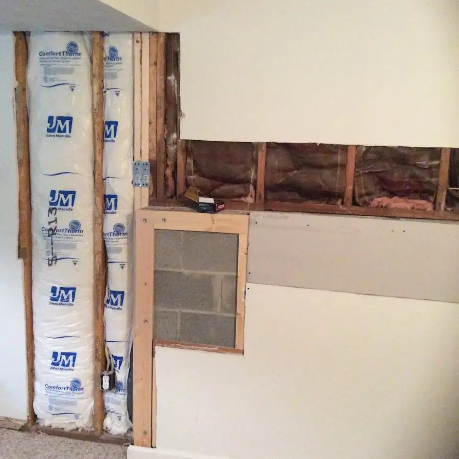 Wall insulation replacement during Contents Cleaning & Restoration in Ionia